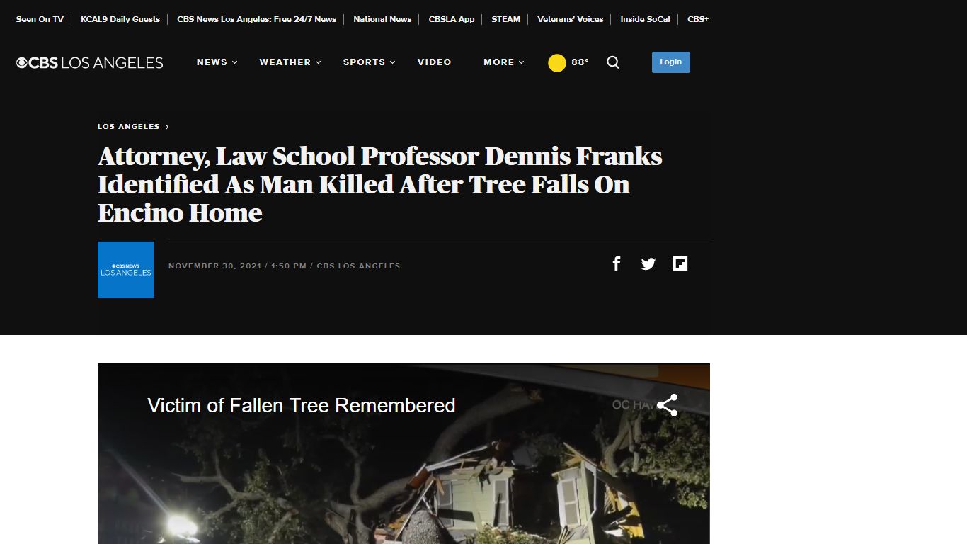 Attorney, Law School Professor Dennis Franks Identified As Man Killed ...